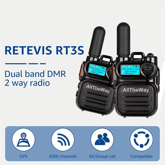 2-pack Global Walkie-Talkie, Long-Distance Two-Way Radio, Unlimited Communication Range, PoC, 2G/3G/4G, with Flashlight, Suitable for Teams And Outdoor Work (Black with SIM Card)