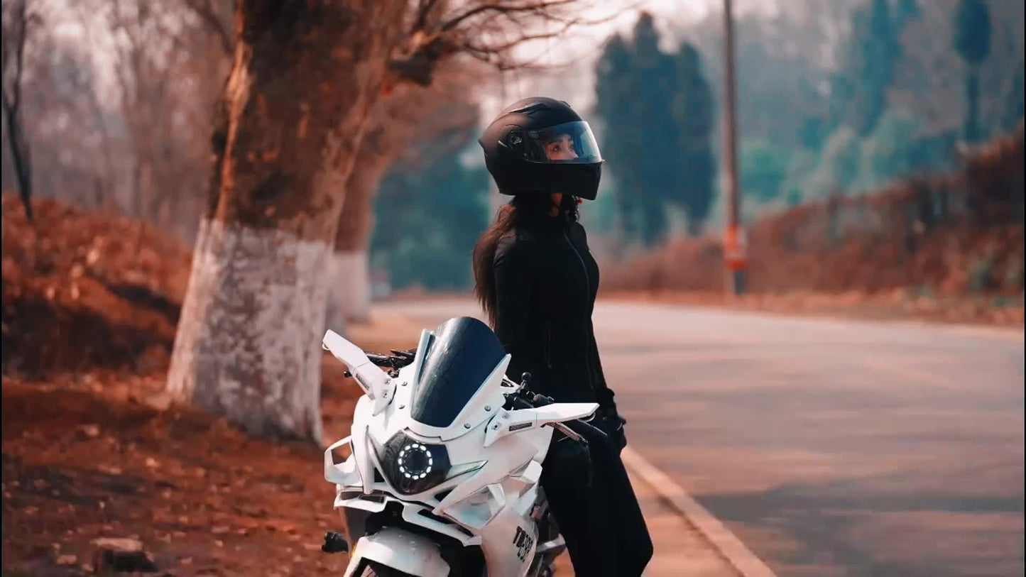 MOTORCYCLE MODULAR FULL FACE HELMET FLIP UP DUAL VISOR HELMET