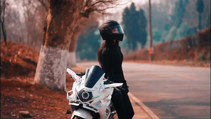 MOTORCYCLE MODULAR FULL FACE HELMET FLIP UP DUAL VISOR HELMET