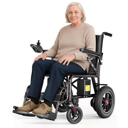 [Extended Range & Portable Folding]HOMYKING Electric Wheelchair For Adults & Seniors | 15-Mile Long Range + All-Terrain Capability | One-Button Compact Fold - The Ultimate Mobility Solution (Premium Black)