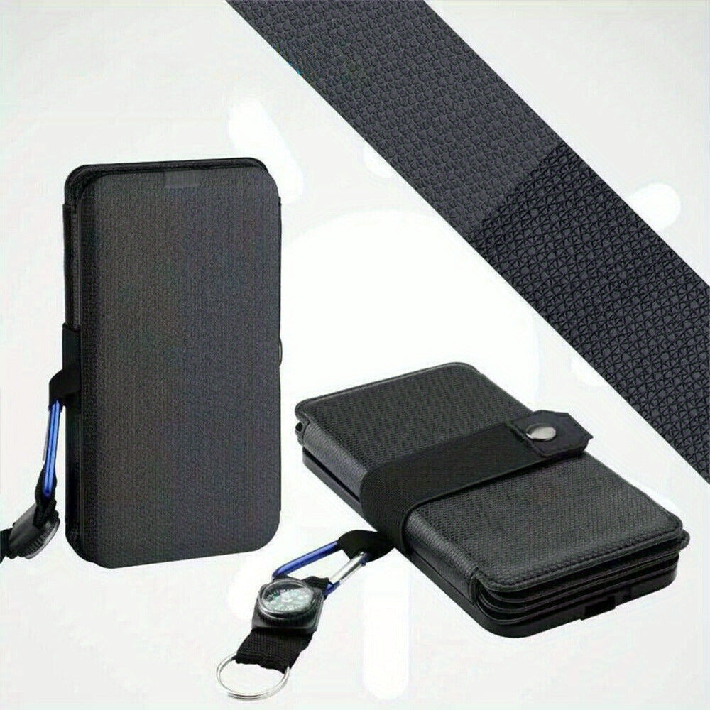 1pc Portable Solar Panel Outdoor travel USB power charger for emergency charging of cell phones, laptops, tablets, fans, flashlights - Solar powered, no batteries needed, Solar Panel With Battery, Portable Power Station With