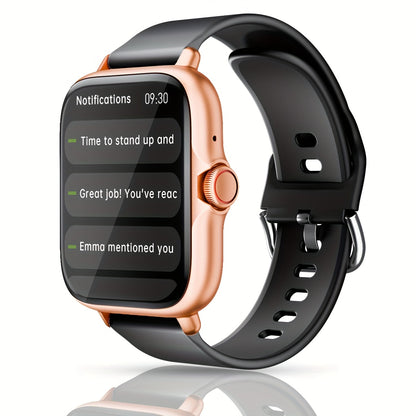 Sports Smart Watch, 1.83'' Full Touch Screen Display with Message, Answer Make Call Smartwatch, Monitoring, Sports Pedometer, Information Alerts, for Iphone Android Phones, Smartbands Fitness Watch for Women Men Friend Gift,