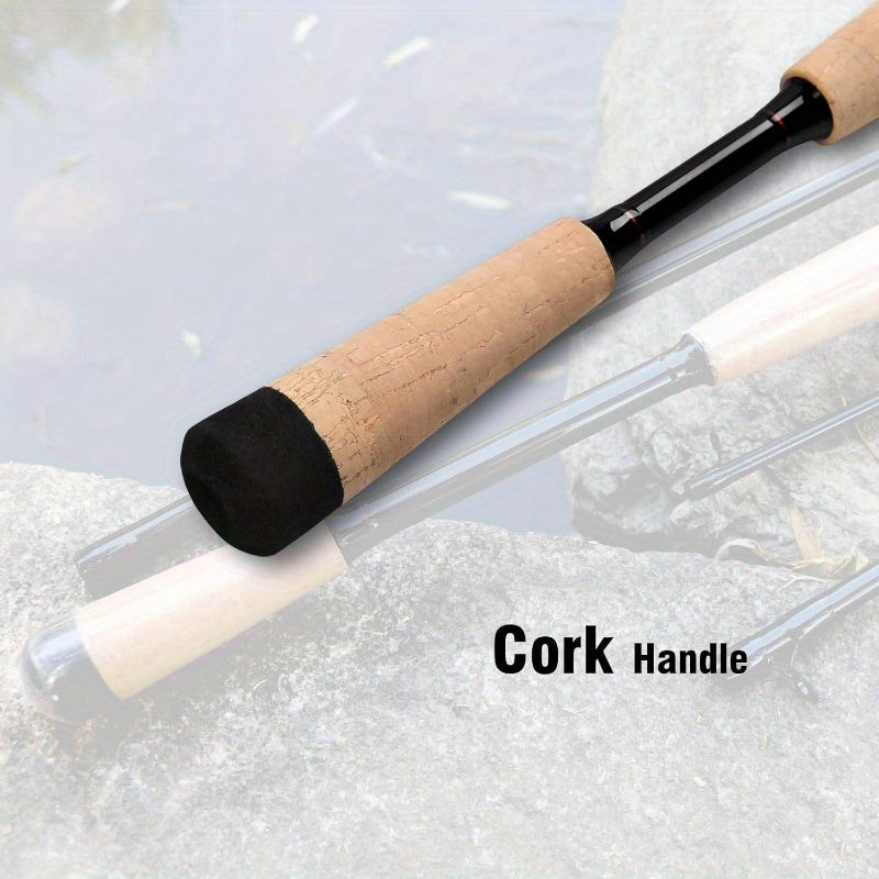 Baitcasting Fishing Rod and Reel Combo, 4 - Piece Portable Travel Casting Rod, Baitcasting Combo