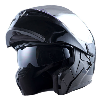 MOTORCYCLE MODULAR FULL FACE HELMET FLIP UP DUAL VISOR HELMET