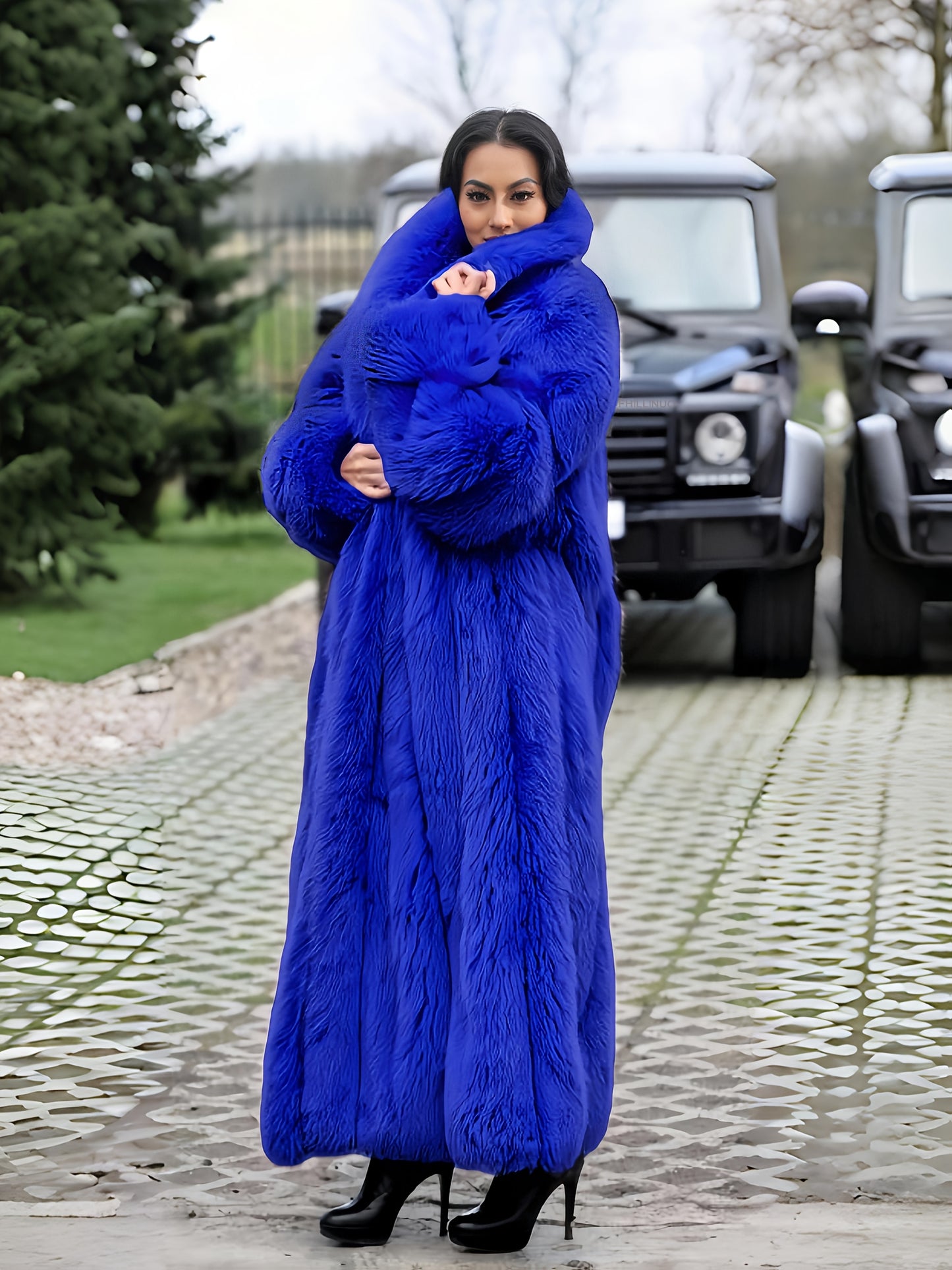 FHILLINUO Chic Women'S Faux Coat | Long Length, Solid Color, Single Breasted, with Pockets, Comfortable and Warm for Fall/Winter