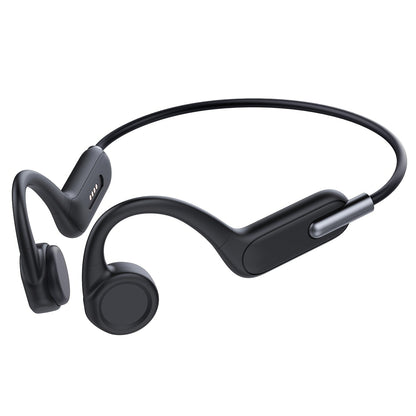 Wireless IPX8 High Quality Open-Ear Bone Conduction Wireless Headphones with 32GB Memory, Suitable for Running, Swimming, Diving, and Outdoor Sports, Comfortable to Wear Without Hearing Damage