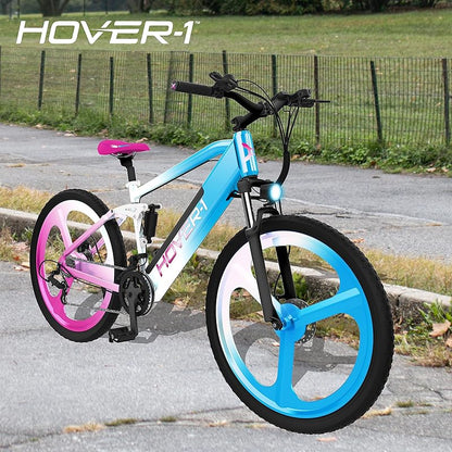 Hover-1 Instinct Electric Bike with 350W Motor, 18 mph Max Speed, 26” Tires, and 40 Miles of Range E Bike for Adults & Teens