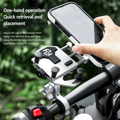 [Riding Phone Bracket] Outdoor Riding Bracket, Motorcycle Mobile Phone Navigation Bracket, Can Rotate 360°, Shock Absorption And Anti Shake, Electric Bicycle Takeaway Bracket, Car Delivery Knight Special Fixed Bracket, Multi