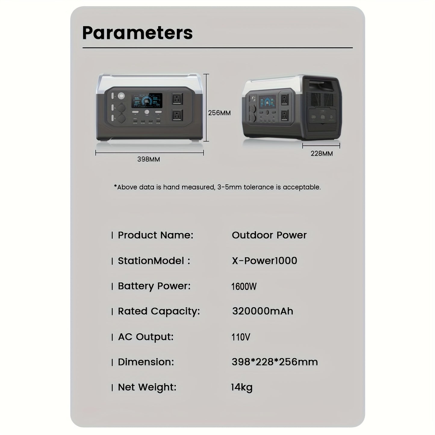CTOLITY 1600W Portable Power Station, Equipped with a 200W Solar Panel, 1024Wh Lithium Iron Battery, 1-Hour Fast Charging, UPS Function, Suitable for Home Power Backup, Camping And Rvs, Portable Charger Power Bank Bank, Emerg