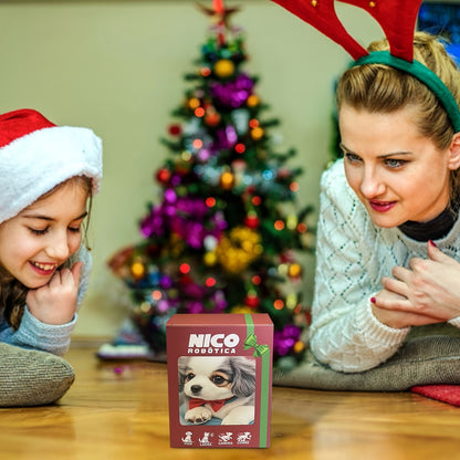 TTwo-piece Set Featuring An Interactive Electric Puppy And Adorable Panda - My Intelligent Lifelike Electric Puppy And Panda, Just Like Real Dogs And Pandas, Interactive Plush Robotic Dog And Bear Suitable for Adults, Walking