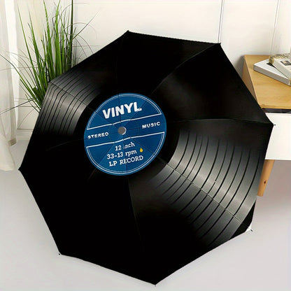 VINYL STEREO MUSIC 12 inch 33-1/3 rpm LP RECORD A folding umbrella with 8 iron ribs and a plastic handle, automatic opening and closing, portable and foldable for, suitable for shopping, travel, and daily use. A097