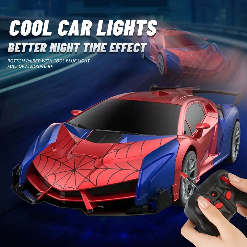 Convert remote control car toys, rechargeable batteries, 2.4GHz remote control car with one-click transformation, fast 360-degree rotating robot - the perfect gift for children