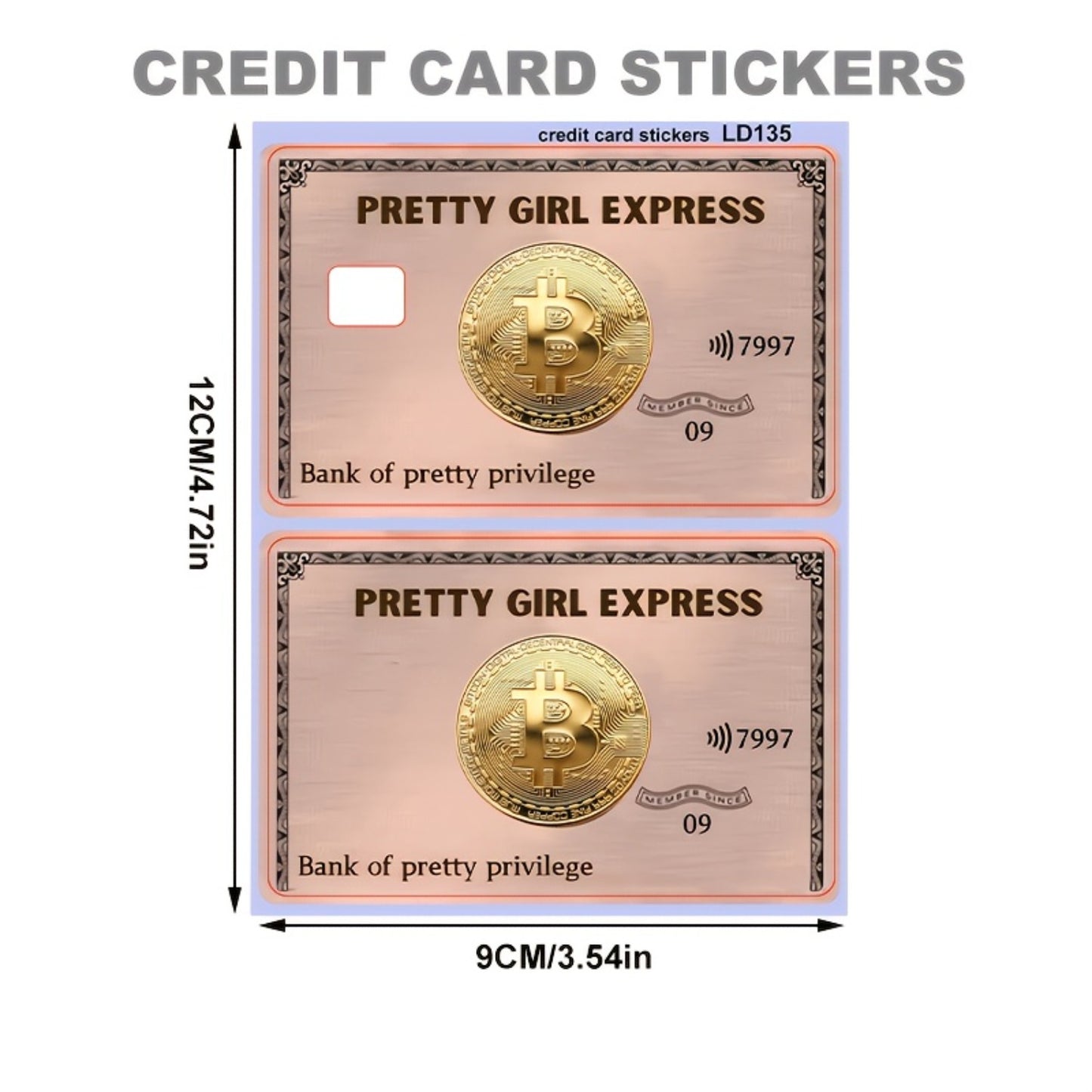 3/6pcs Fun Card Sleeves - Durable PVC Privacy Stickers, Suitable for Credit Cards, Bank Cards, and Transit Passes – Scratch-Resistant Street Style Fashion Accessories, Card Protection, Id Card Cover, Street Fashion Accessor