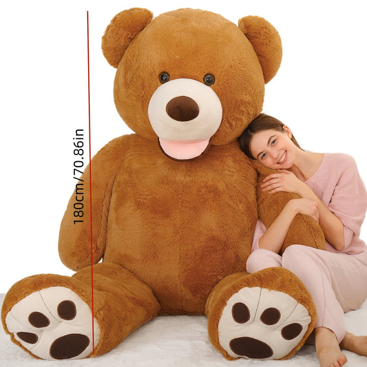 MaoGoLan Giant Teddy Bear, Valentines Big Teddy Bear Stuffed Animal, Adorable Human Size Teddy Bear Plush For Girlfriend, Boyfriend, Wife, Lover, Long Distance