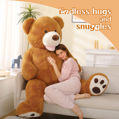 MaoGoLan Giant Teddy Bear, Valentines Big Teddy Bear Stuffed Animal, Adorable Human Size Teddy Bear Plush For Girlfriend, Boyfriend, Wife, Lover, Long Distance