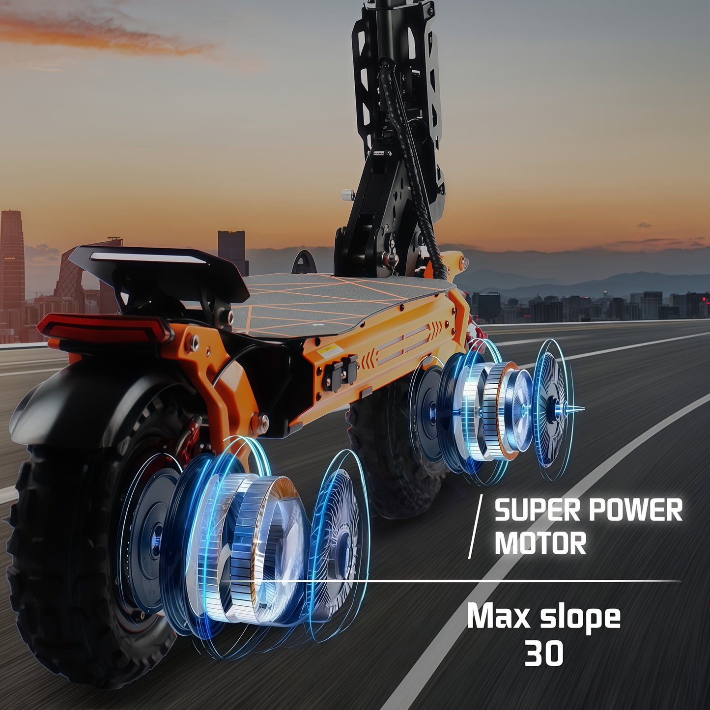 Adult Electric Scooter with 37-Mile Range, 11'' All-Terrain Offroad Tires & Dual Brakes - Foldable E-Scooter with Absorption, LCD Display, /NFC, 2-in-1 Power (/) for Commuting, Long Range Riding (Heavy