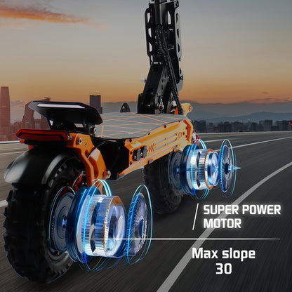 Adult Electric Scooter with 37-Mile Range, 11'' All-Terrain Offroad Tires & Dual Brakes - Foldable E-Scooter with Absorption, LCD Display, /NFC, 2-in-1 Power (/) for Commuting, Long Range Riding (Heavy
