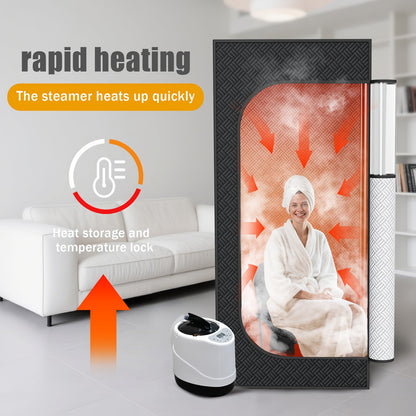 Portable Home Sauna Tent: 9 - Level Heating, with Steamer & Chair - Ideal for Personal Use, Detox, Portable Infrared Sauna, Sauna Accessories, Infrared Sauna for Home, Sauna Blanket, Portable Sauna, Sauna Room, Portable Sauna