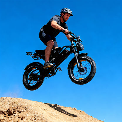 Smart Self-Balancing Scooter with Dual Motors, 749W, 67.2V, 15.6Ah, 20-Inch Off-Road Hoverboard, 50-Mile Range, 12.5 MPH Top Speed, Electric Dirt Bike, Ebike, Dirtbike