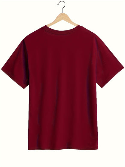 Mom Grandma Print Crew Neck T-shirt, Casual Short Sleeve Top For Spring & Summer, Women's Clothing