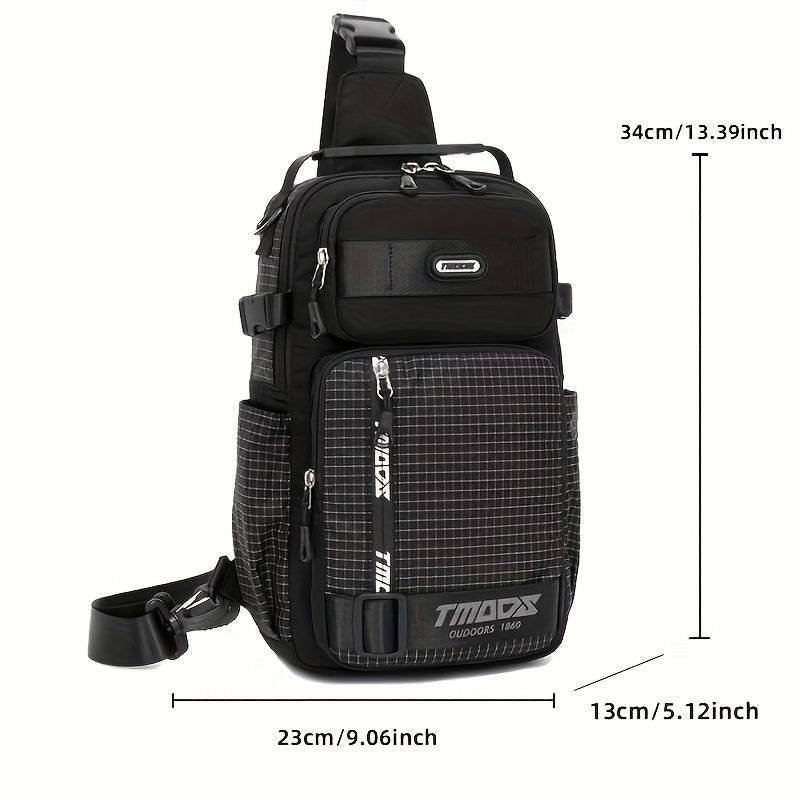 Unisex Fashion Anti-Theft Crossbody Bag - Lightweight Oxford Material, Secure Zip Closure, Adjustable Strap, Perfect for Travel & Everyday Use, Crossbody Ba