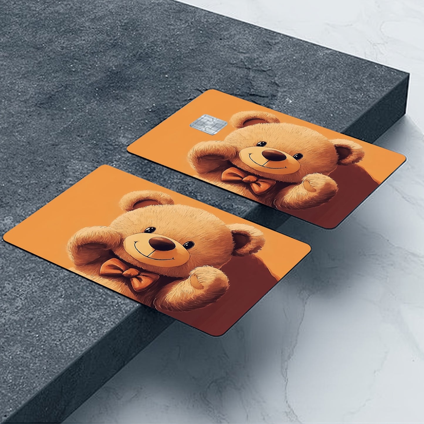 Set of 2 Car Stickers with a Shiny Finish, Ultra-Thin Vinyl Skins That Leave No Residue, Suitable for Credit Cards, Debit Cards, Transit Cards, Key Cards, Skin Protection, And Bank Cards; These Ultra-Thin Stickers Are Waterpr