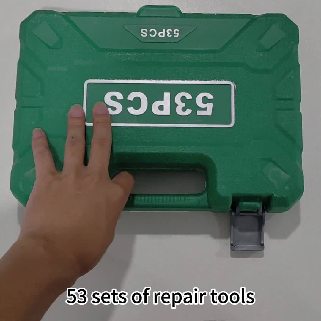 High-End Professional 216/53pcs Mechanic Tool Set, 1/2 *1/4" 3/8 "Drive Depth And Standard Sockets, Ratchet Wrench Set, Torque Wrench, Mechanictool Kits for Auto Parts Repair And Household Mechanical Tool Kit, for Car Bike Re