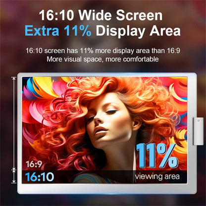 Portable LCD FHD IPS Gaming Backlit External Monitor High-Definition Dual Triple Screen Extender for Productivity Rospider