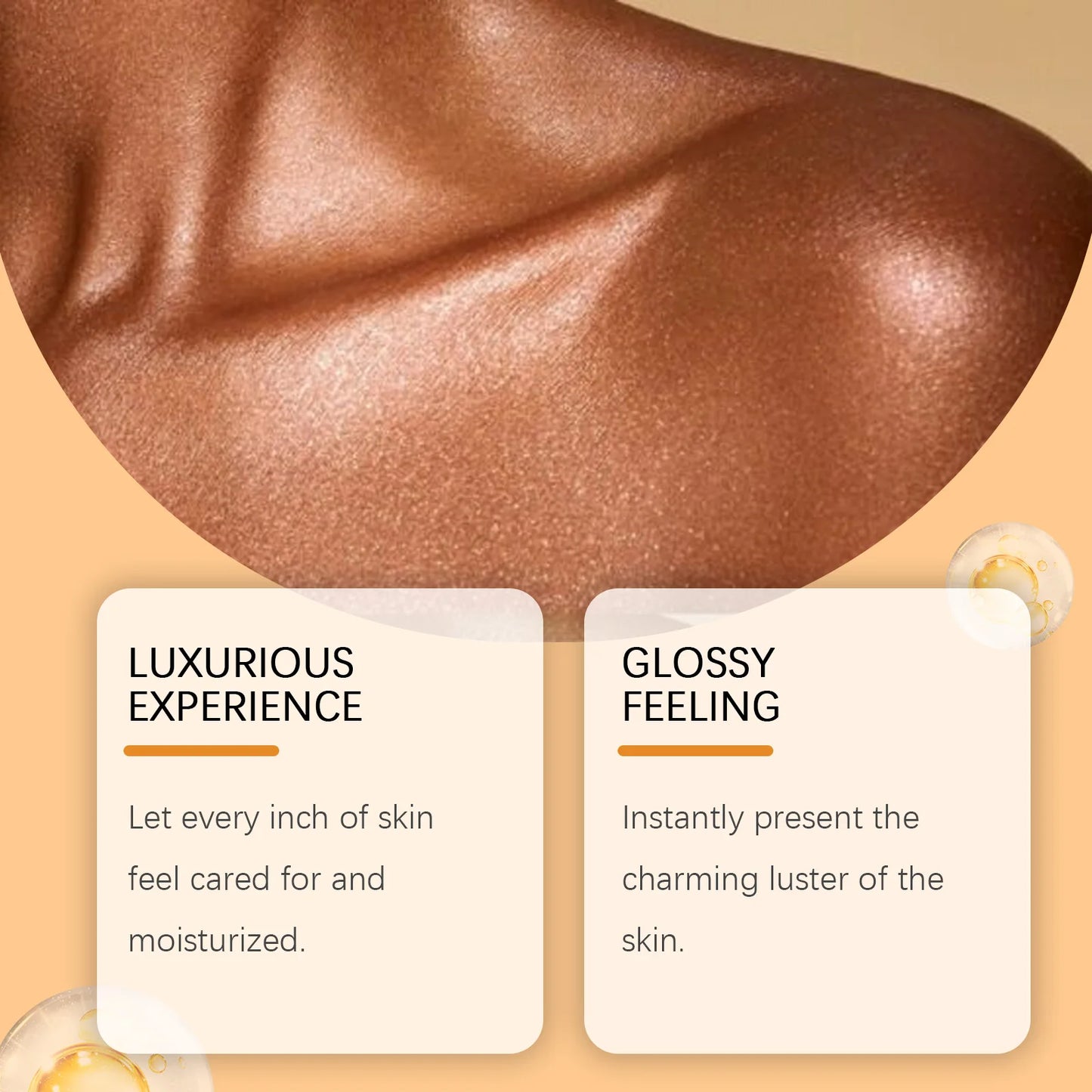 Oceaura 100ml Shimmering Body Oil for Daily Moisturizing Nourishing Glowing Skin Care Sparkling Massage Brighten Body Care