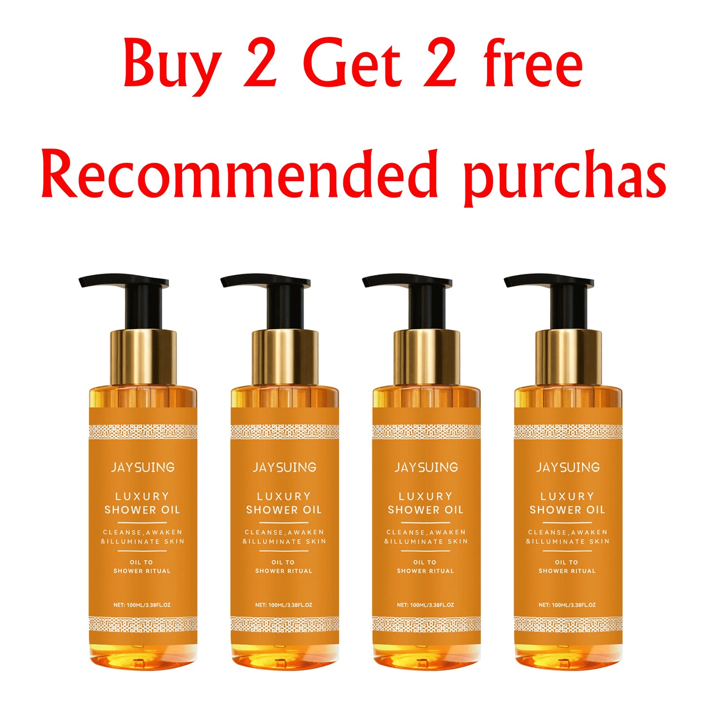 JAYSUING 100ml Luxury Shower Oil Exfoliator Moisturizing Skin Repairing Brighten Body Wash Skin Exfoliating Dirt Shower Oil