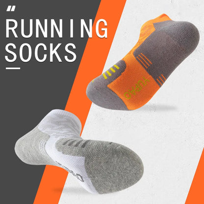 1/2/3Pairs Professional Marathon Running Sock Outdoor Sports Fitness Thickened Cushioned Short Tube Low Cut Boat Ankle Socks
