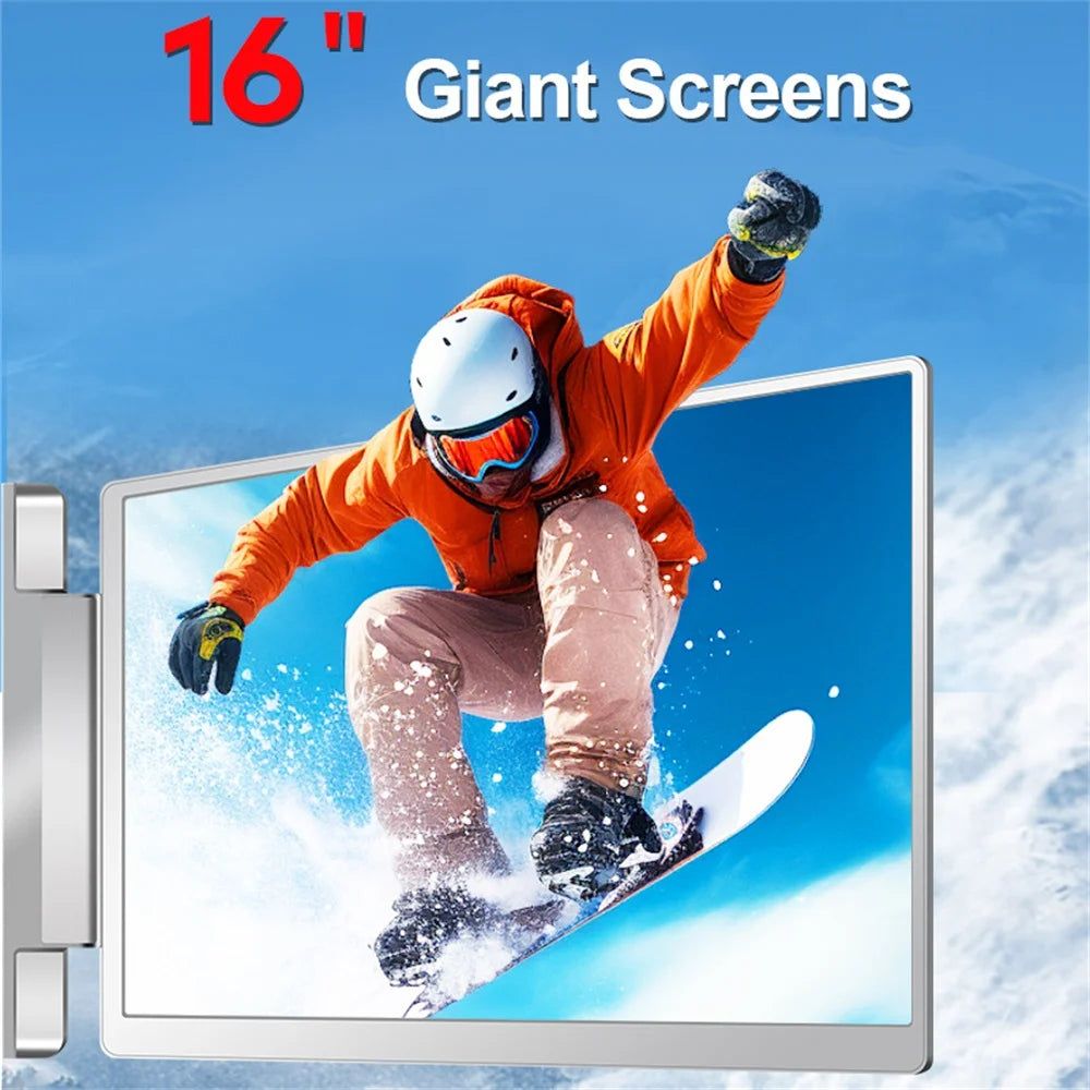 Portable LCD FHD IPS Gaming Backlit External Monitor High-Definition Dual Triple Screen Extender for Productivity Rospider