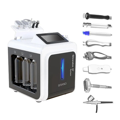 10 in 1 Multifunction Hydro Dermabrasion Cold Hammer Diamond Dermabrasion Oxygen spray dead skin Remove SPA Beauty Salon Device