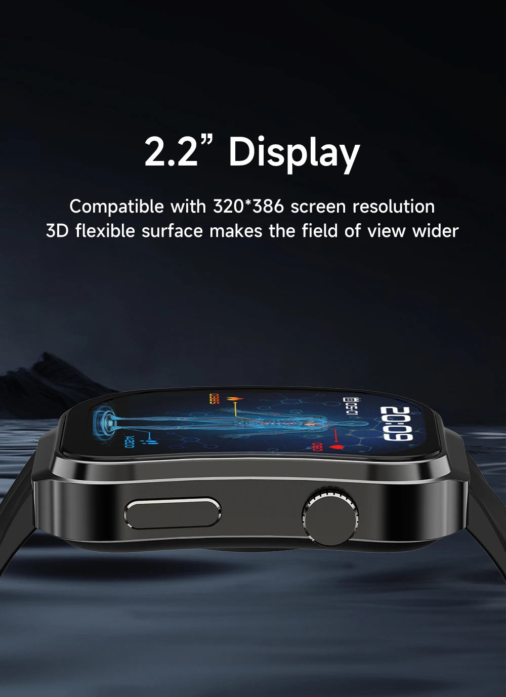 Health Smart Watch Body Temperature Sedentary Reminder Alarm Clock Multi Sports Modes Fitness Tracker Smartwatch for BT Calling