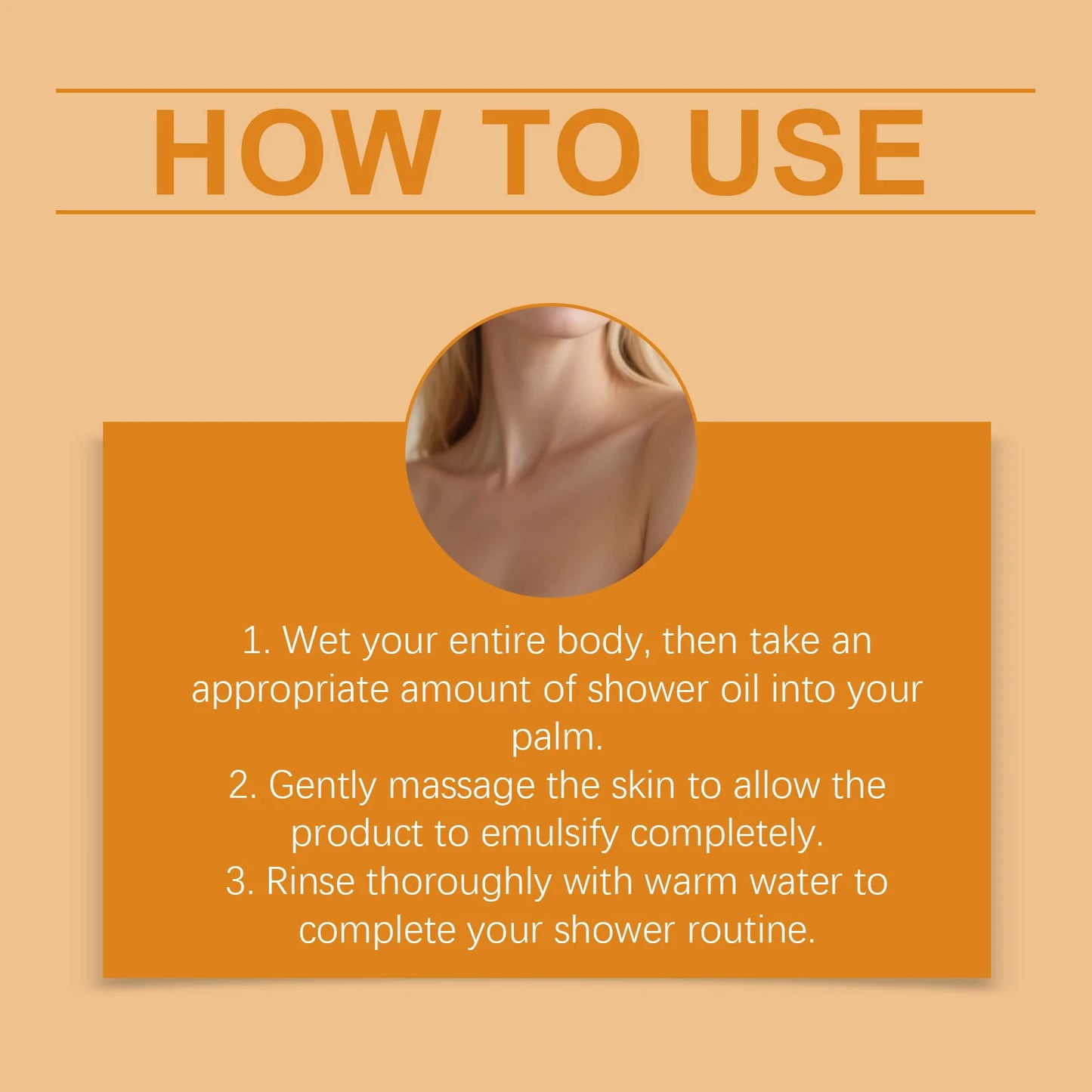JAYSUING 100ml Luxury Shower Oil Exfoliator Moisturizing Skin Repairing Brighten Body Wash Skin Exfoliating Dirt Shower Oil