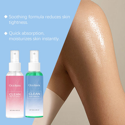 Oceaura After Shaving Spray Gentle Nourishing Skin Deeply Moisturizing Soothing Relieves Irritation Reduce Redness Body Spray