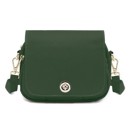 Zency Women Soft Leather Elegant Small Handbags Roomy Crossbody Bag With High Quality Vintage Hardware For Girls Leisure Purses