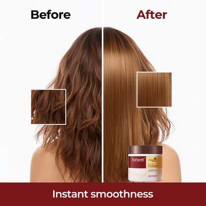 Karseell Collagen Hair Mask 500ml 16.9fl.oz Deep Repair Essence Repair Collagen for Dry Damaged Hair All Hair Type Hair Care