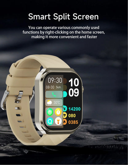 Health Smart Watch Body Temperature Sedentary Reminder Alarm Clock Multi Sports Modes Fitness Tracker Smartwatch for BT Calling