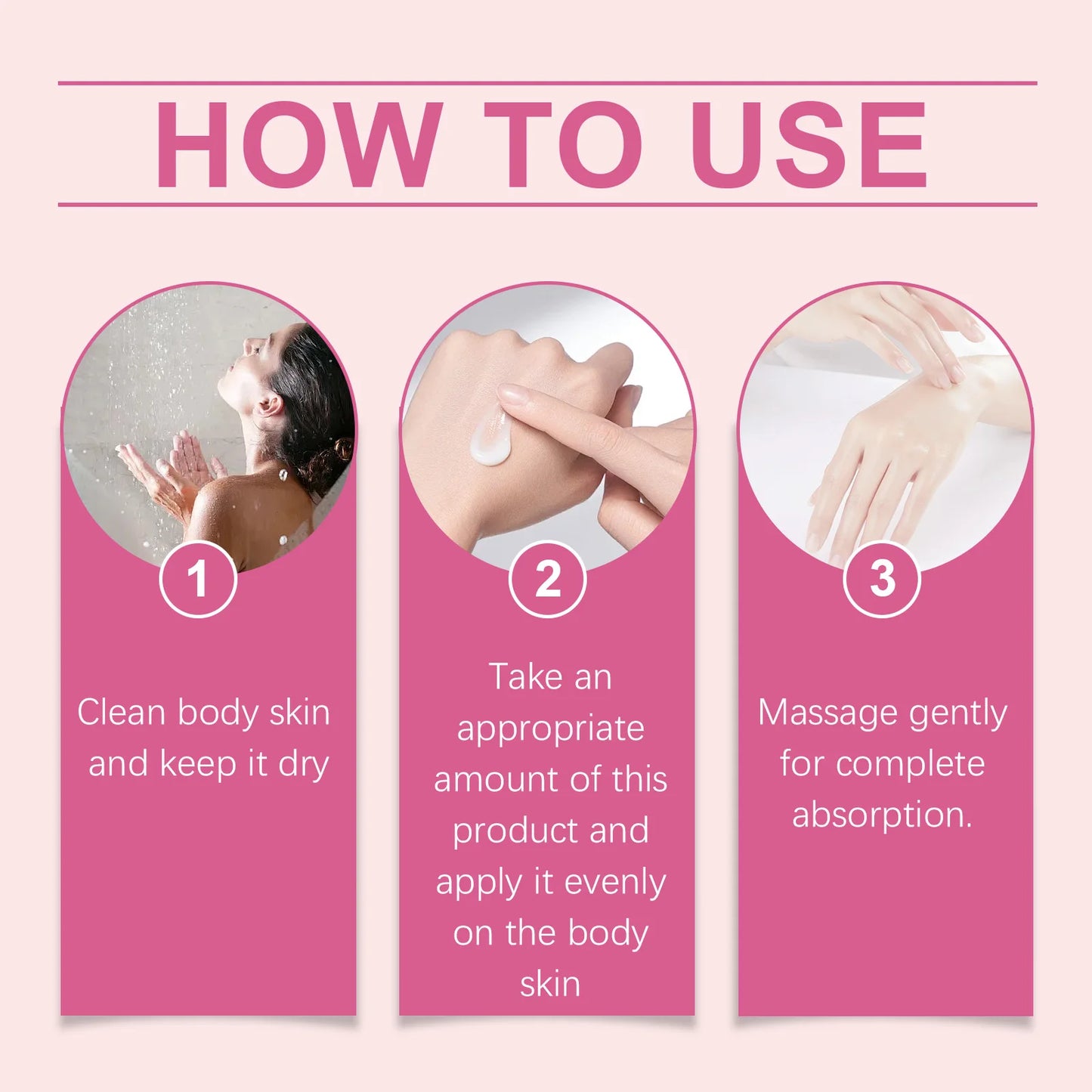 Ouhoe 125ml Body Whitening Essence Oil Deep Moisturizing Armpits Knees Knuckle Joint Peeling Lighten Dark Skin Body Care Essence