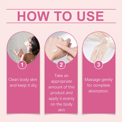 Ouhoe 125ml Body Whitening Essence Oil Deep Moisturizing Armpits Knees Knuckle Joint Peeling Lighten Dark Skin Body Care Essence