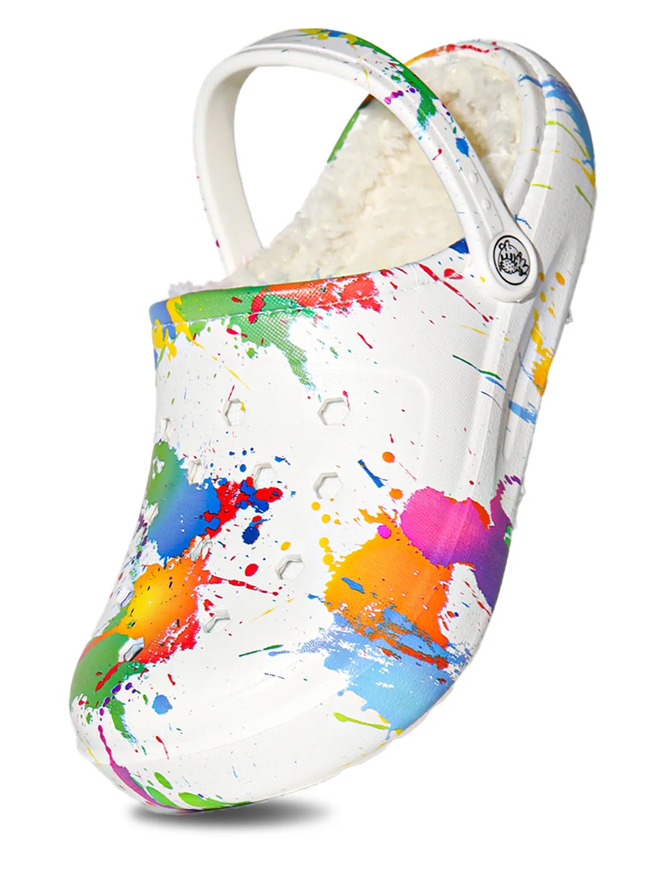 Women's winter warm clogs, fashionable and casual style, can be worn indoors or outdoors
