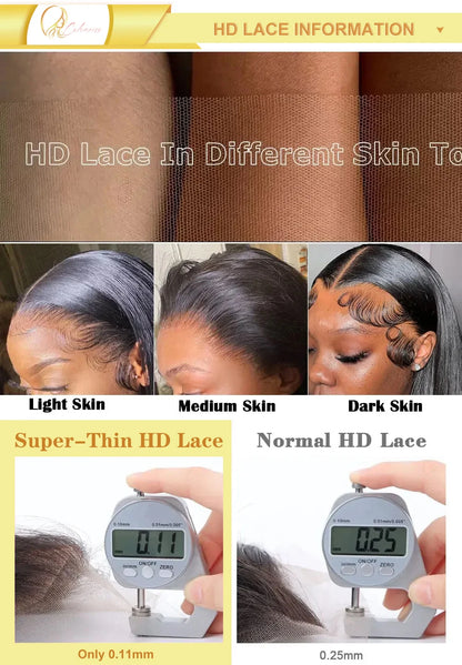 360 Lace Front Wigs Human Hair with Drawstring Pre Plucked Hidden Strap 360 HD Full Lace Body Wave Frontal Wig Glueless Wigs