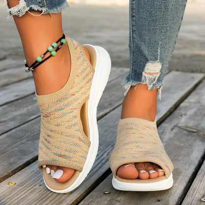 Women Dress Shoes Low Heel Wedges Shoes For Women Sandals With Arch Support Comfortable Sandals Women Flip Sandals Woman Luxury