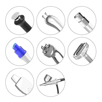 10 in 1 Multifunction Hydro Dermabrasion Cold Hammer Diamond Dermabrasion Oxygen spray dead skin Remove SPA Beauty Salon Device
