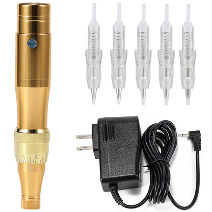 Tattoo Machine PMU Pen Professional Permanent Makeup Microblading Eyebrow Eyeliner Lip Beauty Tattoo Cartridge Needle Supplies