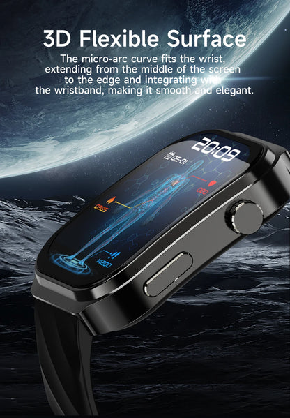 Health Smart Watch Body Temperature Sedentary Reminder Alarm Clock Multi Sports Modes Fitness Tracker Smartwatch for BT Calling