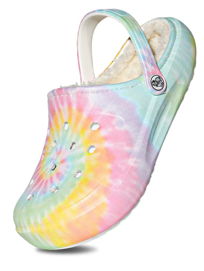 Women's winter warm clogs, fashionable and casual style, can be worn indoors or outdoors