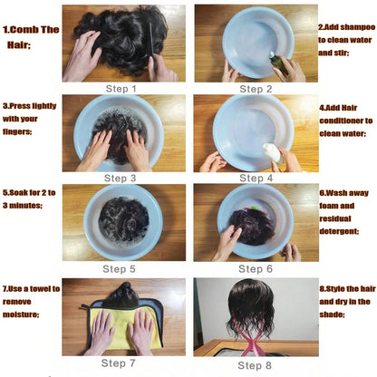 Single Knots Ultra-Thin Skin Toupee for Men Male Hair Prosthesis Premier Toupee Men's Wig 100% Human Hair Replacement System