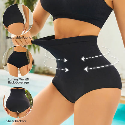 Tummy Control Thong Women High Waist Hip Shapewear Panties Sculpting Flat Seamless Sexy Butt Lifter Shapewear Lady Tummy Control
